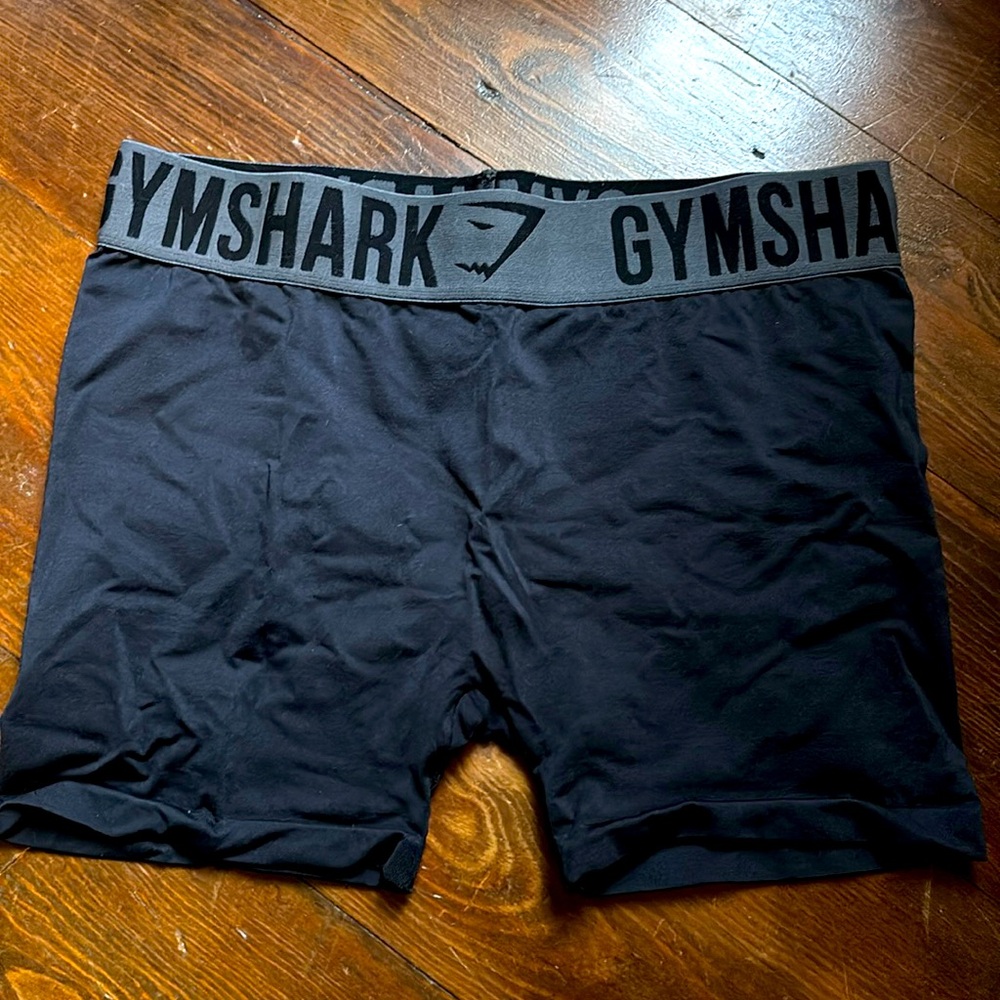 GMY SHARK. Black Exercise Shorts. Size Small.
